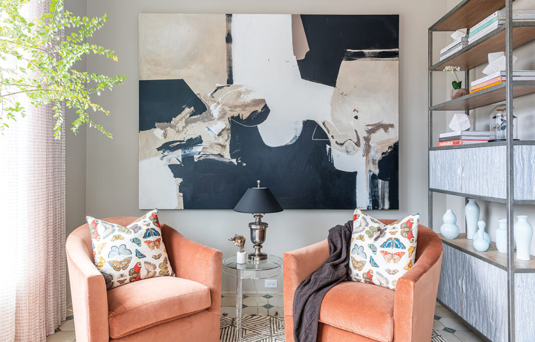 The sun room in Mobile Bay Magazine's 2023 Inspiration Home in the heart of Springhill