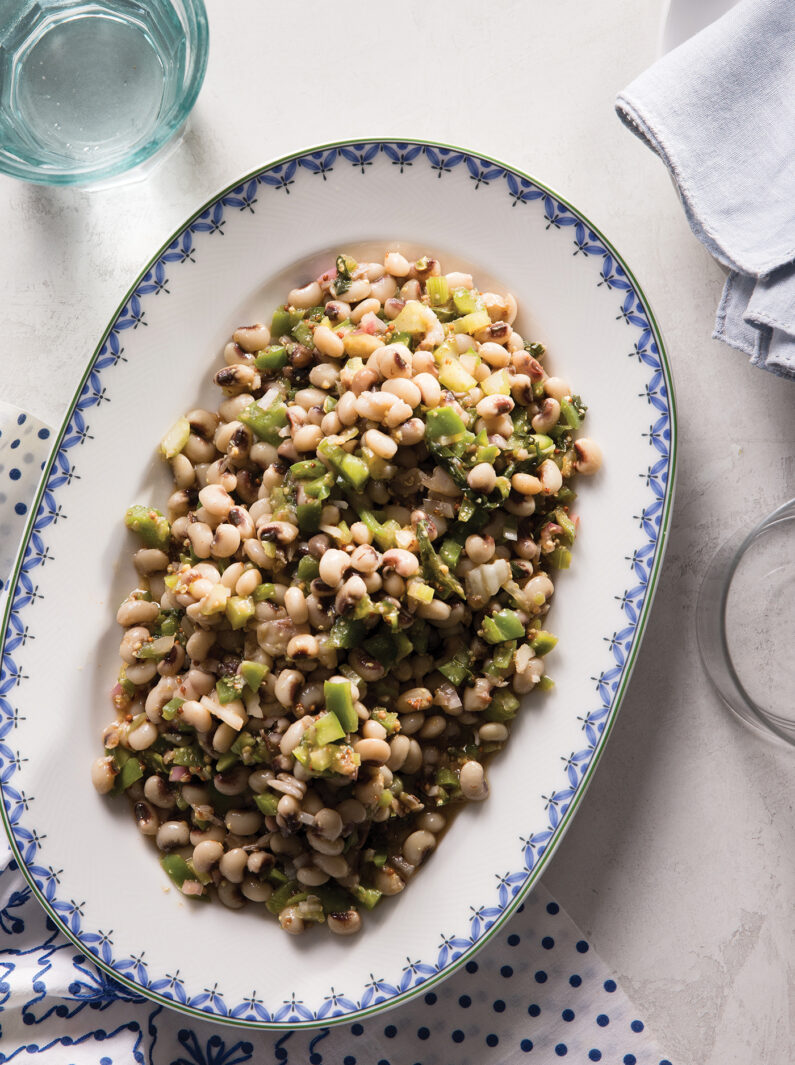 Spicy Mustard Field Pea Salad